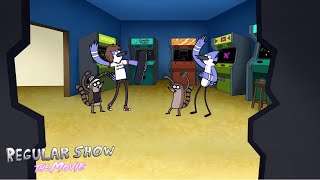 Regular Show  Mordecai And Rigby Meet Past Mordecai And Rigby  Regular Show The Movie [upl. by Reagan]