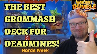 Deadmines Dungeon Guide  The BEST Grommash Deck  Horde Week  Warcraft Rumble [upl. by Weingarten]