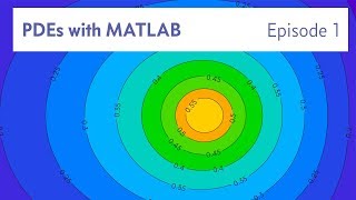 PDEs with MATLAB  Episode 1 [upl. by Tristam73]