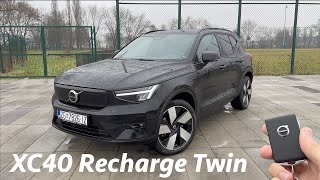 Volvo XC40 Recharge Twin 2023 Indepth Review in 4K charging range infotainment [upl. by Aneekat]