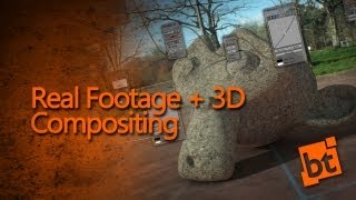 3D amp Real Footage Compositing with Blender [upl. by Radmen194]