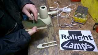 How to take apart an Anglepoise lamp for restoration and rewire [upl. by Cutty]