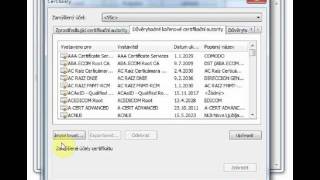 Elektronický podpis jak instalovat nový kořenový certifikát MS Windows [upl. by Gowrie603]