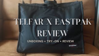 Telfar x Eastpak Review unboxing  tryon  review [upl. by Leahciam]