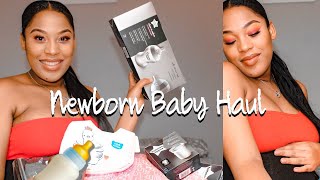 NEWBORN BABY HAUL  BABY MUST HAVES  NEWBORN CLOTHING HAUL  SOUTH AFRICAN YOUTUBER  NEW MOM LIFE [upl. by Allekram]