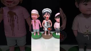 Creative Clay Bobbleheads – Meet These Cute and FullofPersonality Characters [upl. by Aidyn161]