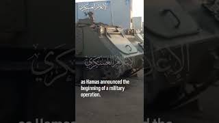 Moment Hamas militants enter Israel from Gaza [upl. by Llehsim348]