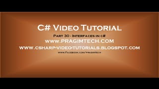 Part 30  C Tutorial  Interfaces in cavi [upl. by Davie]