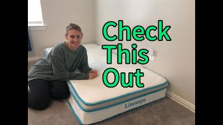 Linenspa 10 Inch Memory Foam and Spring Mattress Review [upl. by Cornie]