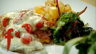 Escalopes of Chicken with Sautéed Potatoes and Red Chard  Gordon Ramsays The F Word Season 4 [upl. by Toomin]