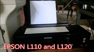 Epson Printer L110 and L120 review in TAGALOG [upl. by Lynus]