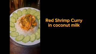 Red Shrimp Curry in Coconut Milk [upl. by Phira]