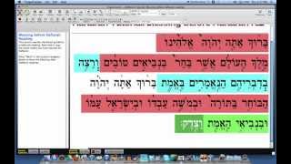 Haftarah Tutorial  Opening Blessing [upl. by Sosthenna]