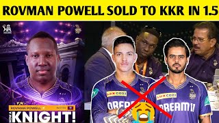 Rovman Powell sold to KKR in 150 Crore  Andre Russell New Backup   powerhiter [upl. by Yddeg]