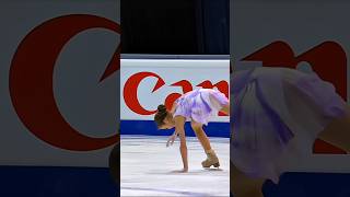 Alexandra Trusovas fall at the World championships 2021❤️‍🩹figureskating iceskating sports [upl. by Small]