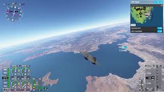 MSFS 2020 Darkstar from Sydney to Tasmania Hobart [upl. by Laundes456]