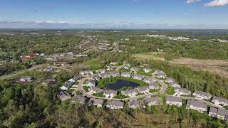 Fly over the path of the Portage Michigan tornado [upl. by Primo]