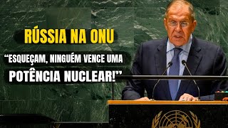 quotImpossível vocês vencerem uma potência nuclearquot Ministro Russo na ONU [upl. by Inneg]