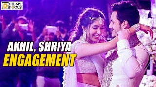 Akhil Akkineni and Shriya Bhupal Engagement  Filmy Focus [upl. by Ligetti766]