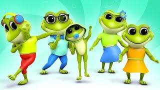 famiglia dito rane  rima per bambini  Frog Finger Family [upl. by Grosz]