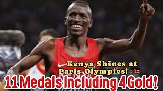 Kenya Shines at Paris Olympics 🇰🇪 Top African Nation in Athletics  11 Medals Including 4 Gold [upl. by Glinys871]