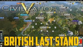 Civ 5 9 quotRED WWII Modquot  British Last Stand [upl. by Baras722]