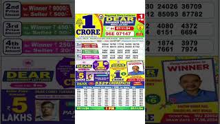 DEAR LOTTERY SAMBAD MORNING 1PM RESULT TODAY LIVE DRAW ON 07112024 NAGALAND [upl. by Ahseikan]