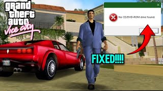 How To Fix No CdDvdRom Drive Found On GTA Vice City 10000 Proof  SAQQI [upl. by Yma]