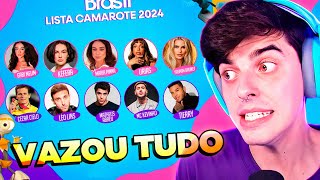 Analisando a lista dos participantes do BBB24 VAZOU TUDO [upl. by Ayoras]