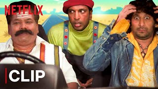 Dhamaal Funny Scene  Mr Iyer Drops Javed Jaffrey amp Arshad Warsi  Netflix India [upl. by Kroy]