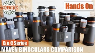 Maven Binoculars Review Complete B amp C Series Comparisons [upl. by Darci]