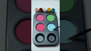 6 colors made from just 5 primary colors Acrylic color Mixing tutorial satisfying colormixing [upl. by Suidualc628]