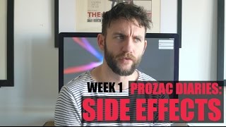 PROZAC DIARIES Week 1 on FLUOXETINE  SIDE EFFECTS [upl. by Nifled264]