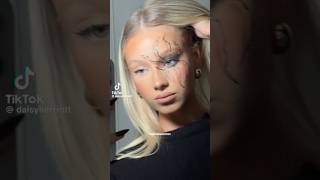 Daisy halloween kesfet makeup tiktok makeuptutorial daisy halloween [upl. by Elianore]