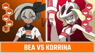 Gym Leader Pokemon Battle Bea vs Korrina [upl. by Septima]