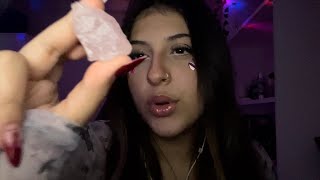 ✨ Gemstone Facial Spa Experience ✨  ASMR Relaxation amp Mouth Sounds 💎💆‍♀️ [upl. by Sharona905]