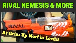 Nerf Nemesis Firing Full Auto Nerf Fallout 4 cosplay Nerf Havokfire Mod all at Grim Up Nerf [upl. by Hartwell]