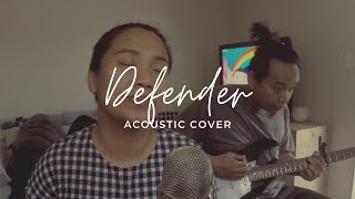 Defender  Rita Springer  Acoustic Worship Cover with Lyrics  Key F [upl. by Enomis974]