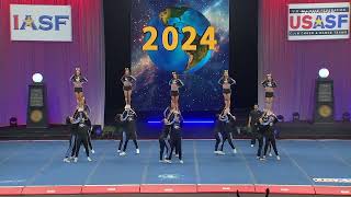 OC All Stars Shadow  Semifinals The 2024 Cheerleading Worlds WITH SOUND [upl. by Nillad813]