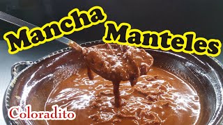 🍗El MEJOR MOLE Manchamanteles con pollo 100 receta de comida mexicana para acompañar con arroz [upl. by Leiba645]