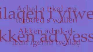 ait mengellet 2010 paroles de la chanson lewjab deg wadu wmv [upl. by Slein]