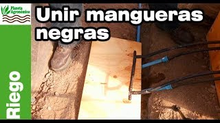 Cómo 🔧 UNIR MANGUERAS plansa NEGRAS 💧 sin usar cocinilla [upl. by Togram669]