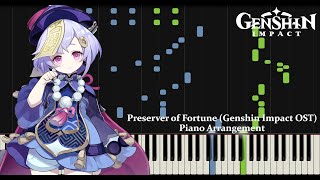 Genshin Impact OST  quotPreserver of Fortunequot Qiqis Theme  Piano Arrangement [upl. by Reinar]