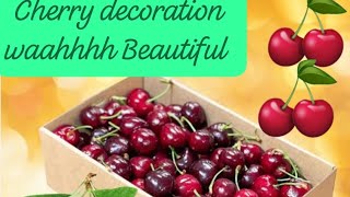 cherryberry decoration ideaseasyartdecoration decoration carftsforhome [upl. by Balch]