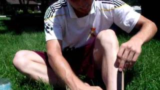 Kinesiology Tape for Ankle Tendon  Front of Foot anterior tibial tendon [upl. by Htenay756]