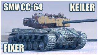 Fixer Keiler amp SMV CC64 • WoT Blitz Gameplay [upl. by Llieno]