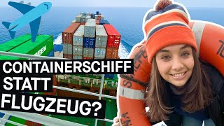 Nachhaltiger reisen Sind Containerschiffe eine Alternative zum Flugzeug  PULS Reportage [upl. by Archibold564]