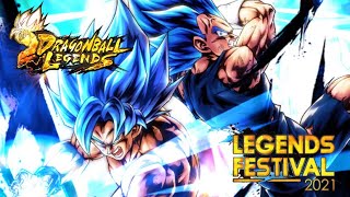 Dragon Ball Legends OST  Legends Limited PUR Super Saiyan Blue Goku amp Vegeta sped up [upl. by Lamphere]