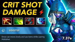 Satanic DROW RANGER Carry  Patch 737e  Full Gameplay Dota Class [upl. by Witte]