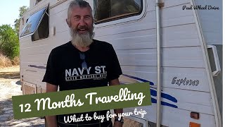 12 Months Travelling Around Australia Full Time In A Caravan [upl. by Curhan964]